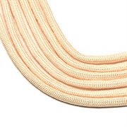 Faldskærmsline. Creme - lys laks. 4 mm